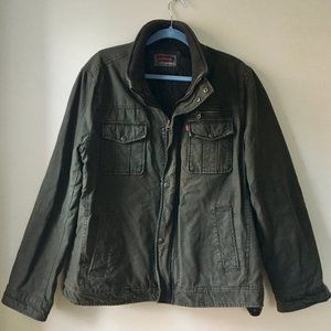 Dark green/gray Levi's jacket